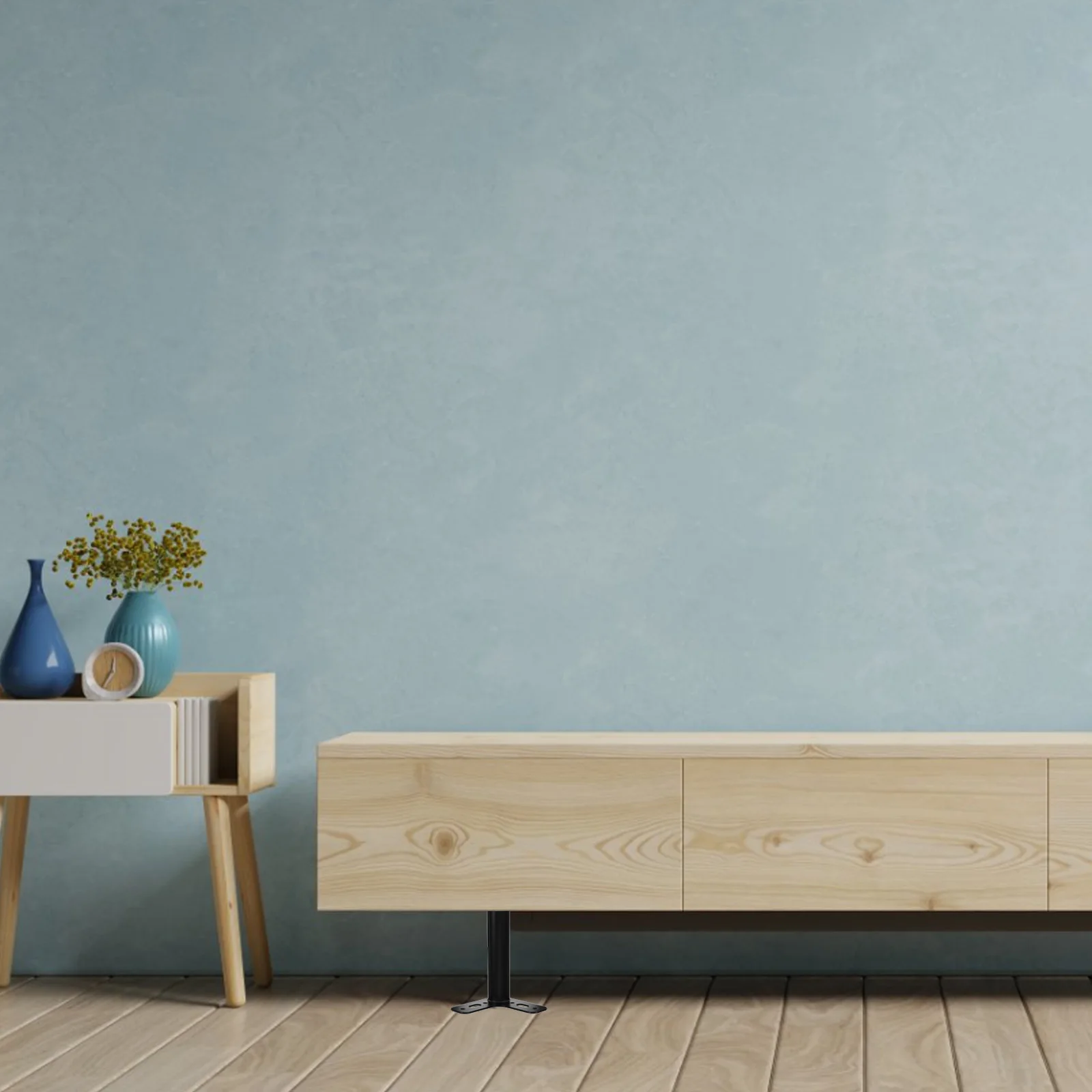 

Metal Furniture Legs Adjustable Height For Sofa Table Cabinet Chair Coffee Desk Round Replacement Feet Nonslip Base