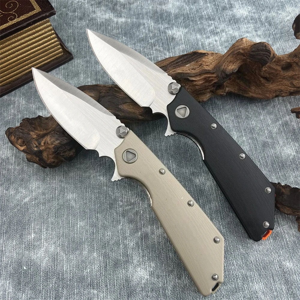 

Складной карманный нож из стали D2 для активного отдыха с нескользящей рукояткой G10 для кемпинга, выживания, охоты и повседневного использования