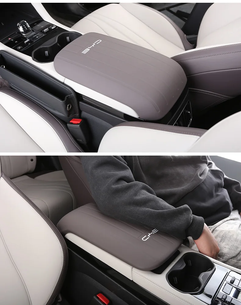 Für BYD Song Plus DMI Seal U Sealion 6 Auto-Armlehnenbox-Schutzabdeckung Auto-Innenausstattung Zubehör Langlebige Kratzschutzauflage – Detail 12