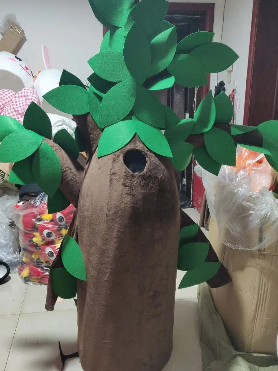 Tree Mascot Costume Fursuit Mascot Walking Cartoon Costume Props Character Suit Adult Marry Nuptials Amusement Park