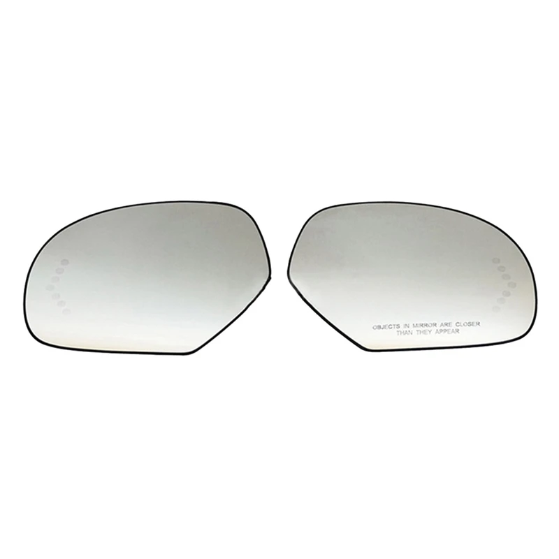 Auto Left Right Heated Rear Mirror Glass For -Cadillac Escalade ESV EXT -Chevrolet Avalanche Silverado-Tahoe -GMC Yukon