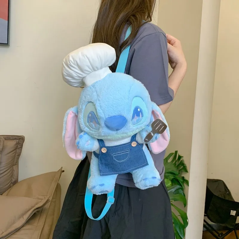 Nuevo Mochila de felpa rosa Sakura Stitch, muñeca, muñeca, mochila, dibujos animados, regalo bonito para niños