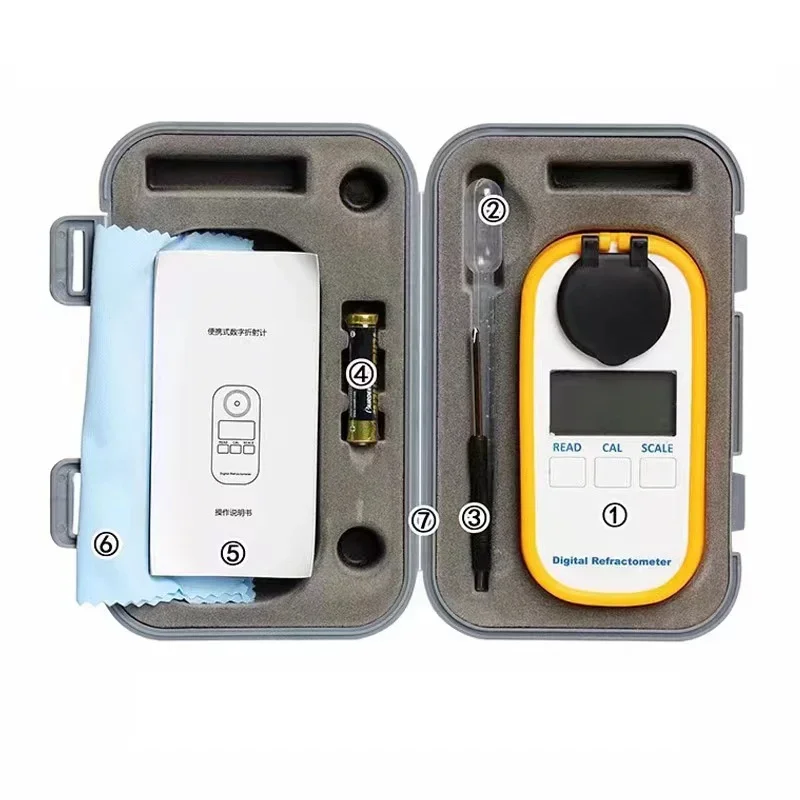 

Veidt Lab Digital Gem Gemological Refractometer with Calibration Block