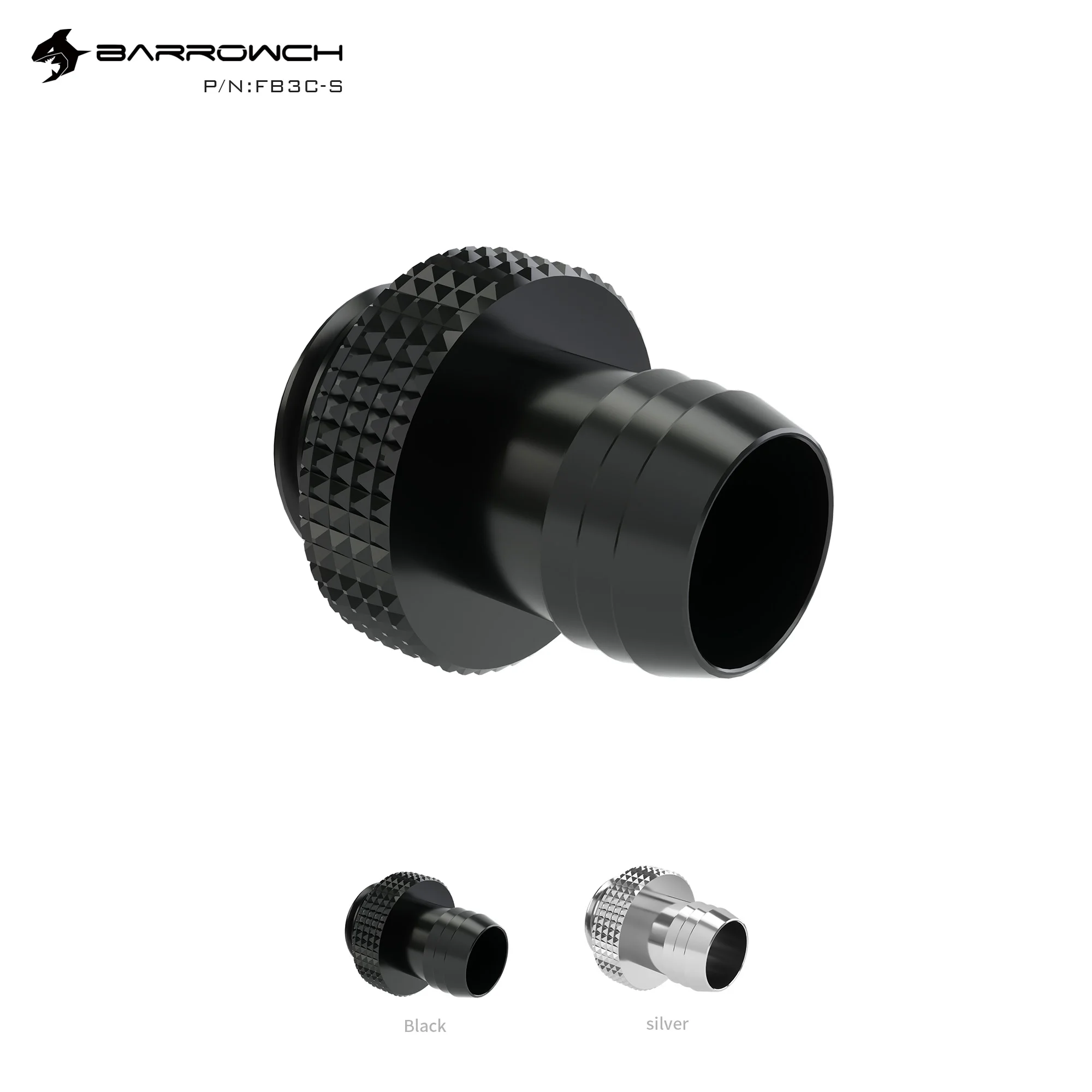 

Barrowch Water Cooling G1/4" 3/8" Pagoda Connector Fitting FB3C-S