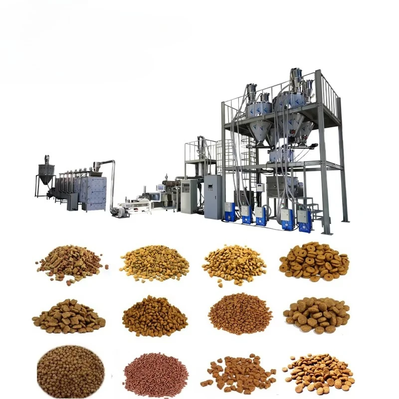 High Fresh Meat Content Pet Food Extruder Cat Food Making Machine Dog Food Production Line