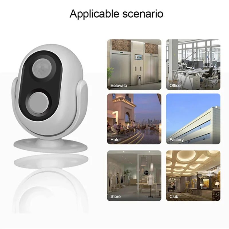 Welcome Welcome to Supermarket, Store, Home Use, 360 ° Rotation with Welcome Sensor, Doorbell, Infrared Sensor