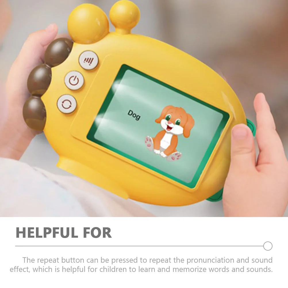 

Giraffe Kids Learning Toys Flash Card Children's Machine Early Education Device Cognitive Plaything Abs
