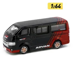 Tiny 1:64 Toyota Hiace Advan Diecast Simulation Model Cars Toys