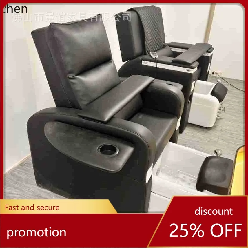 

ZML Eyelash Tattoo Electric Massage Foot Spa Chair Recliner Foot Therapy Chair