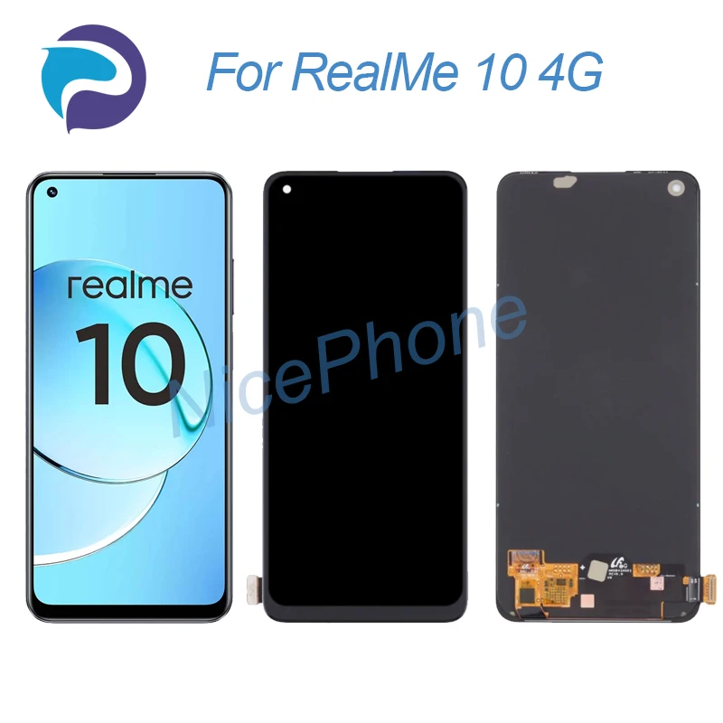 

for RealMe 10 LCD Display Touch Screen Digitizer Replacement 6.4" RMX3630 For RealMe 10 4G Screen Display LCD