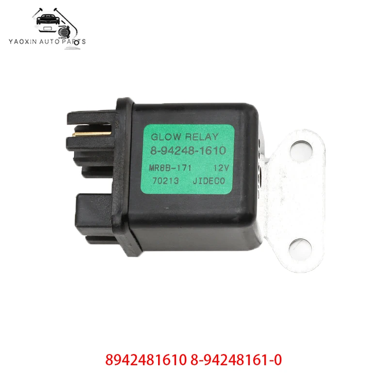 New 4 Pin 12V Mover Parts Preheating Relay Glow Plug For Isuzu For Hitachi ZAXIS27U ZAXIS50U For Kubota For Yanmar 8942481610