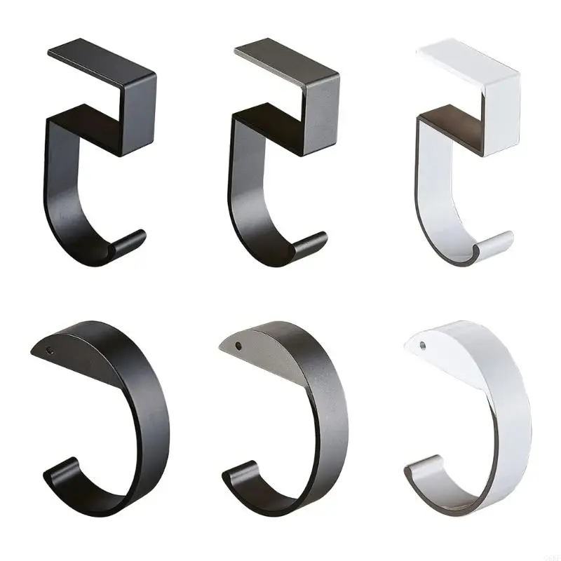 

G6KF Classroom Desk Bag Hook Multipurpose Aluminum Backpack Hanger Metal School Bags Storage Solution for School and Office