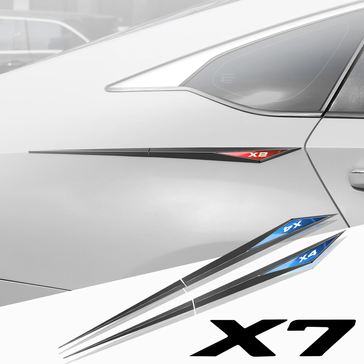 

Автомобильные наклейки из ТПУ, автомобильные аксессуары для bmw x1, x2, x3, x4, x5, x6, x7, f48, f39, g01, f97, f98, g02, g05, g06, g07, 2 шт.