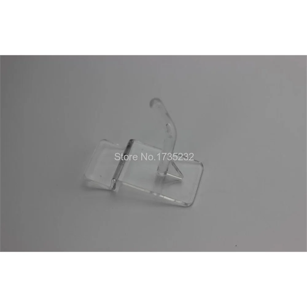 Shelf Plastic Hook Trough Slot Plate Board Hanging Hook L15cm Storage Commodity Display Rack Shelf Hanger 5cm 10cm