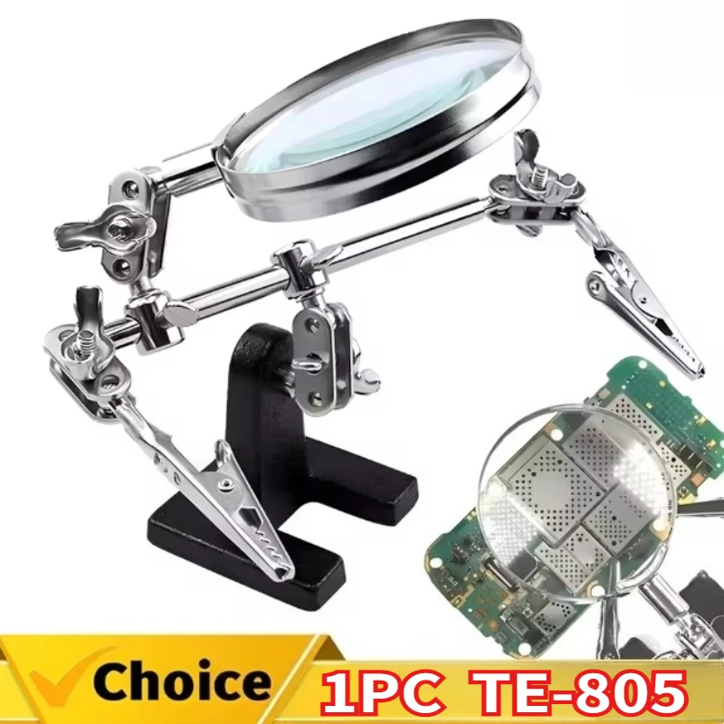 

Third Hand Soldering Iron Stand Clamp Helping Hands Clip Tool PCB Holder Electrical Circuits Hobby Hand Tools Set