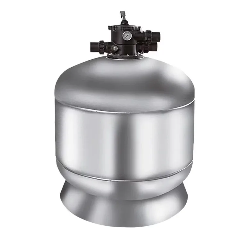 Swimming pool 304 stainless steel sand tank flanged quartz sand ejection water filter sand tank