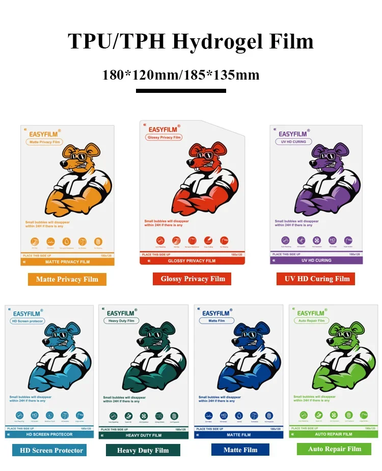 2023 فتح القاطع هيدروجيل بولي TPU TPH العالمي حامي الشاشة الراسمة شاشة الهاتف المحمول أفلام الراسمة آلة قطع #4