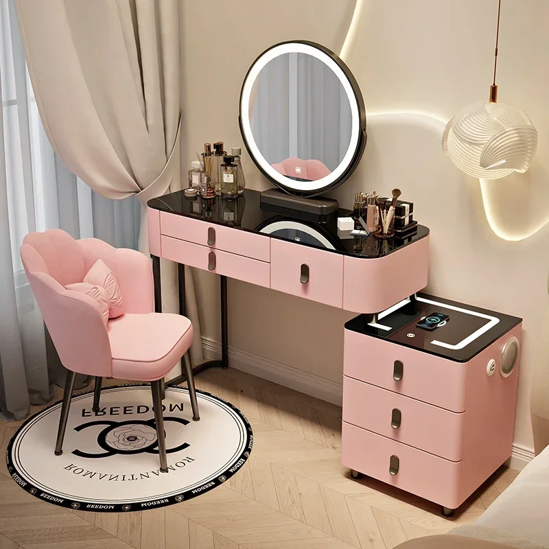 

Minimalist Furniture Home Dressing Rooms Luxury Room Bedroom Items Organizer Makeup Vanity Desk Modern Salon Table Chair Set