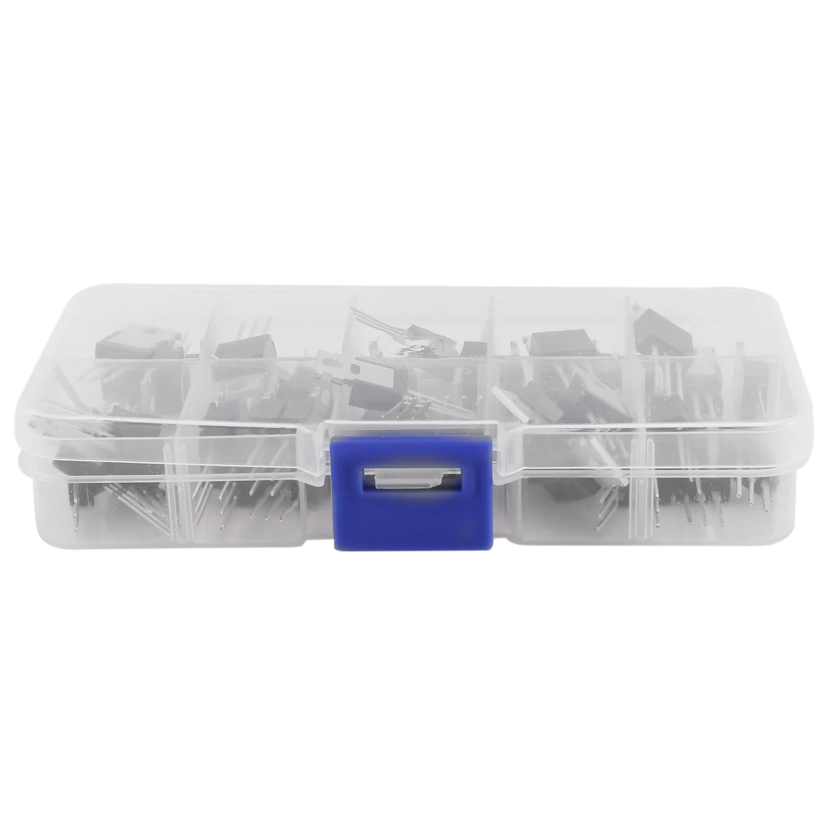 50 قطعة 10 أنواع من سلسلة IRF مجموعة متنوعة من ترانزستورات Mosfet، بما في ذلك IRFZ44/510/520/530/540/640/740/840/3205/9540-POS