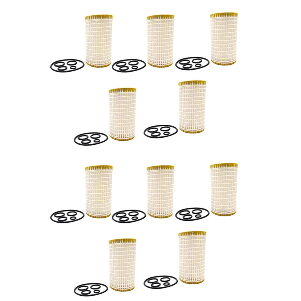 

10Pcs Oil Filter Filter Elements for Mercedes Benz CLK430 CLK500 CLS55 CLS500 E320 E350 E430 0001802609 0001803109