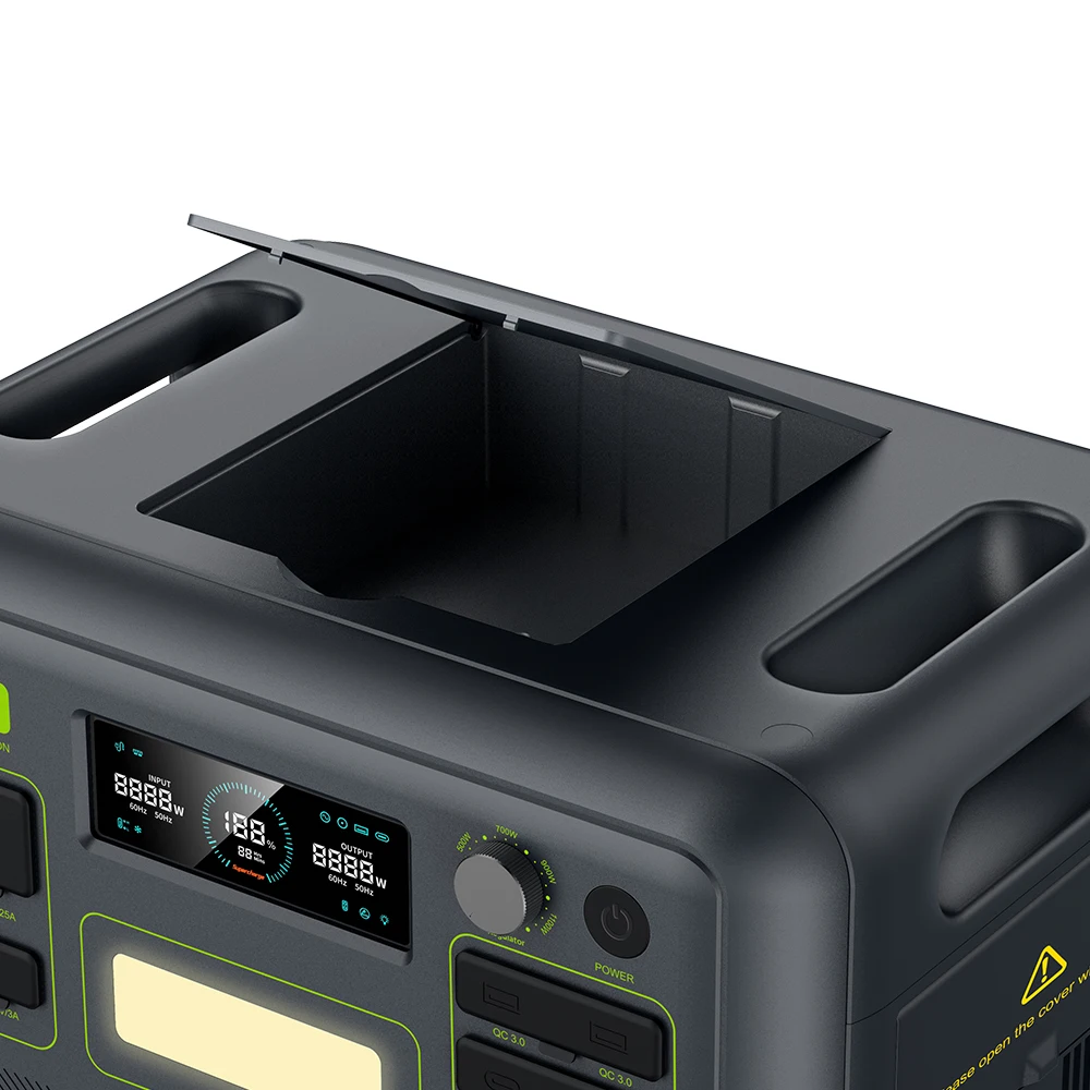 Portable Power Station 1500W 2000W 3000W Bi-directional Fast Charging 2048Wh Huge Capacity