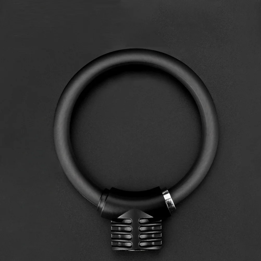 

1Pcs Anti-Theft Ring Shaped Bike Lock Alloy Thickened Security Lock Compact Portable Reflective Night Safety Padlock