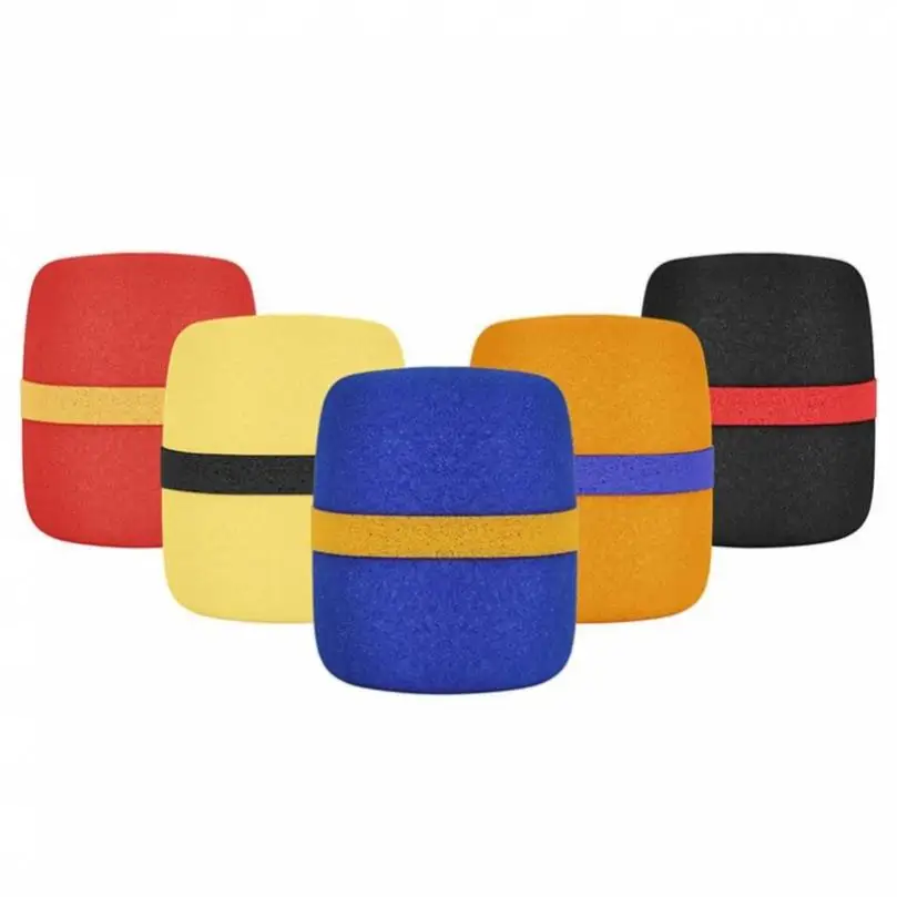 Bộ 5 Kèm Micro Bọt Biển Kính Chắn Gió Mic Foamstudio Xốp Lọc Filtershield Phát Sóng Trực Tiếp Bao Gió Thay Thế Protecto
