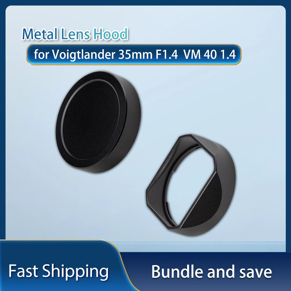 

Metal Lens Hood LH-6 Replaces for VM 40 1.4 50 1.5 for Voigtlander 35mm F1.4 Lens Shade with Cap Lens Hood for Leica 35F2aa