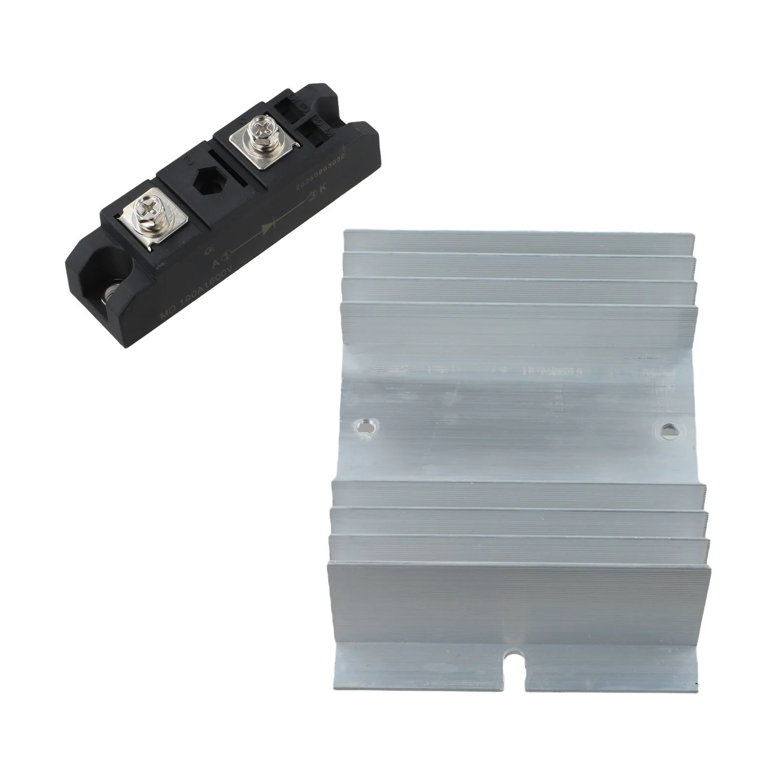MD100A1600V 100A 1600V Solar Diode With Heat Sink For PV Panel Array DC Cabinet And Industrial Power Supply Component
