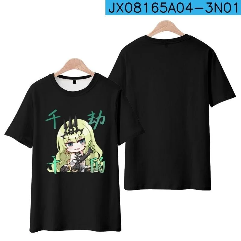 

Honkai Impact 3 Mobius 3D Printing T-shirt Summer Fashion Round Neck Short Sleeve Popular Game Streetwear Plus Size