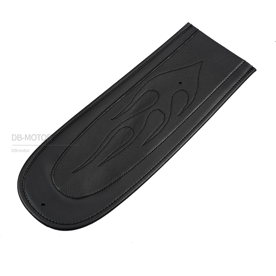 

Motorcycle Rear Fender Bib Cover Pad Flame Stitch Leather Fit For Harley Dyna Wide Glide Fat Bob Low Rider 2006-2017