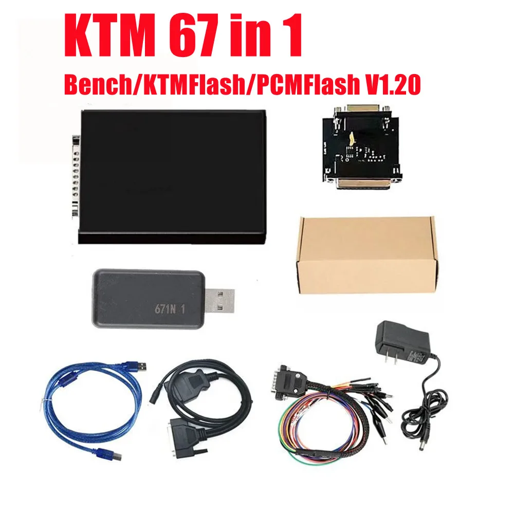 Bench KTM67IN1 V1.20 ECU Programmer Support Cloner DQ200 DQ250 Gearabox and Chip Tuning EEPROM