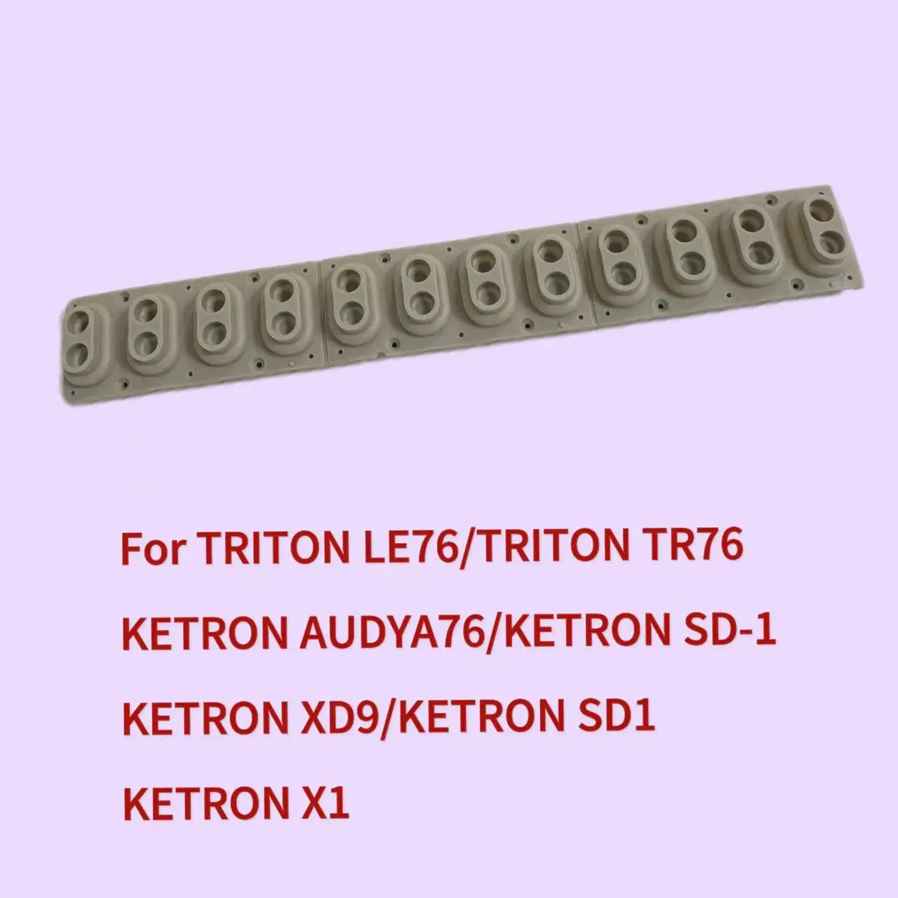 Rubber Repairment For Korg TRITON LE76 / TRITON TR76 / KETRON AUDYA76 / KETRON SD-1 / KETRON XD9 / KETRON SD1 / KETRON X1