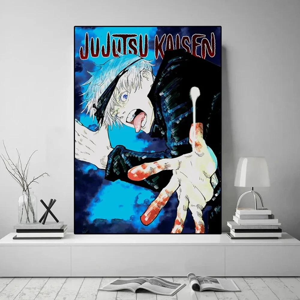 Jujutsu Kaisen Paints Classic Japanese Anime Vintage Canvas and Printmaking Room Bar Wall Art Home Decoration Canvas Paintings