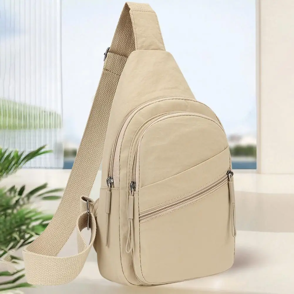 Capacity Sling Bag Women Chest Sling Bag Capacity Waterproof Crossbody Pouch with Adjustable Strap Outdoor Travel for Use