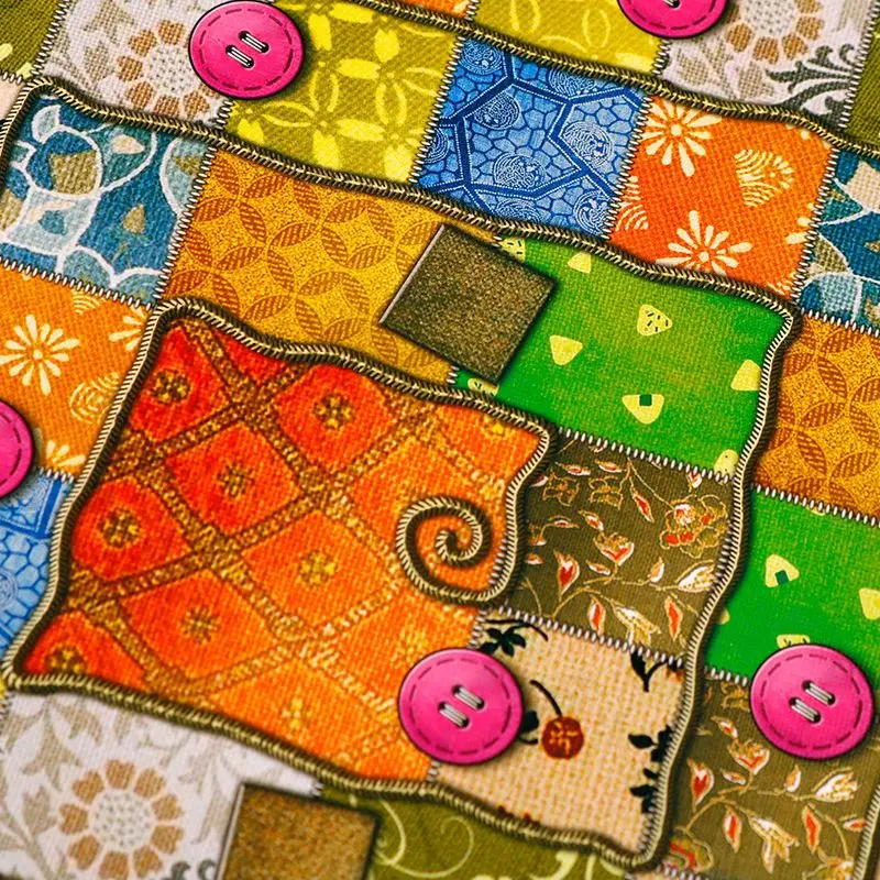 Patchwork Board Game for Two Players Funny Party Games Paper Cards Chinese/English Version Patch Wars Strategy Board Game