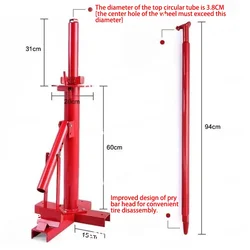 Motorcycle Car Tire Remover Portable Tire Dismantling Machinery Wheel Repair Not Damaging Vacuum Tires Tubeless Tire Repair Tool