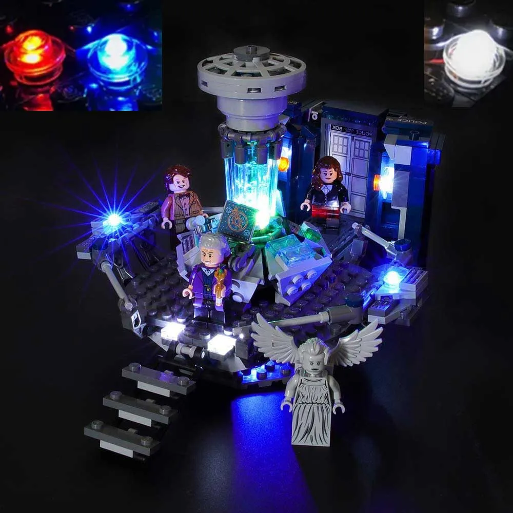 LED for Lego 21304 Ideas Doctor Who Building USB Lights Kit With Battery Box-（Not include Lego Bricks)