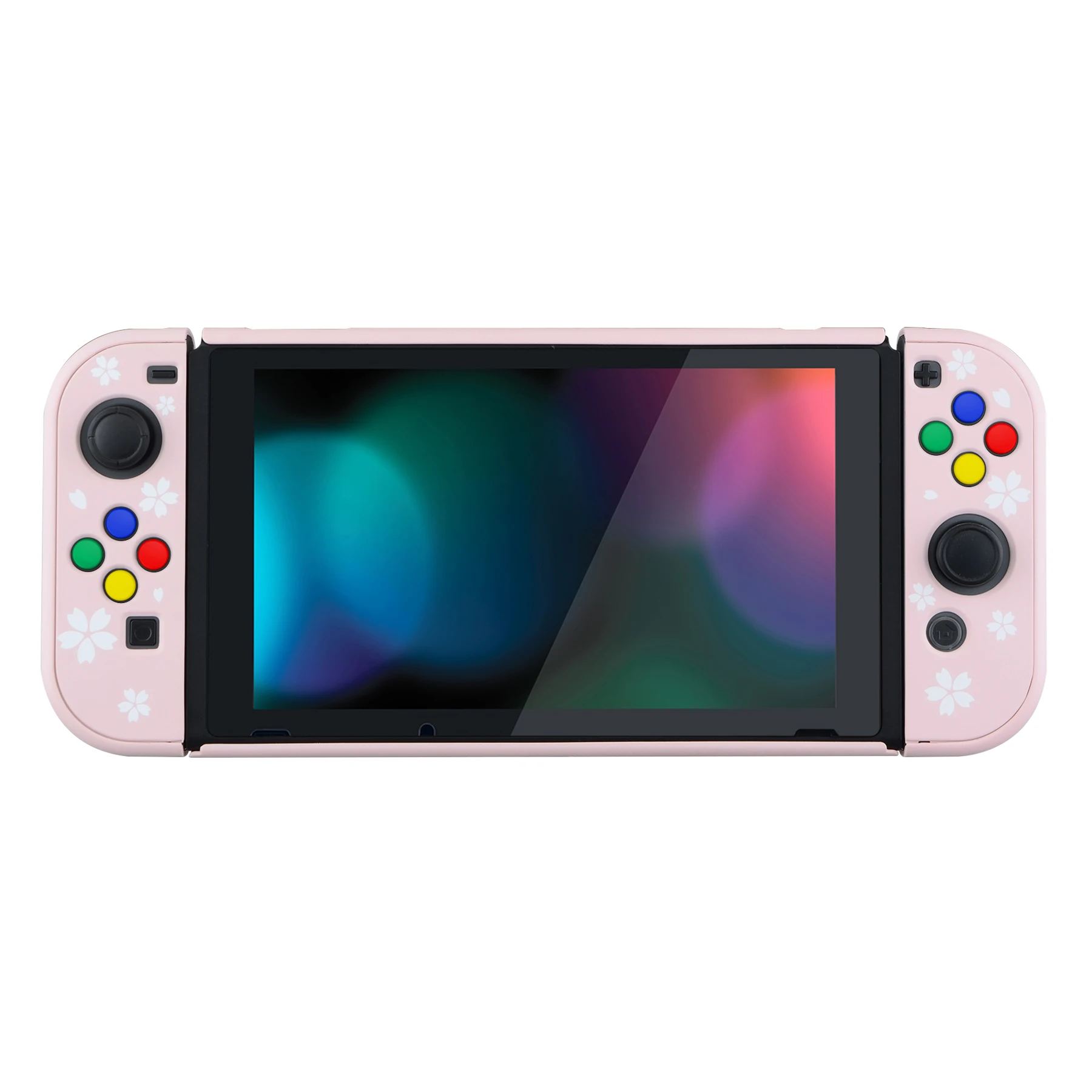 PlayVital-funda trasera Joycon Separable, carcasa protectora dura con botones de dirección para NS Switch