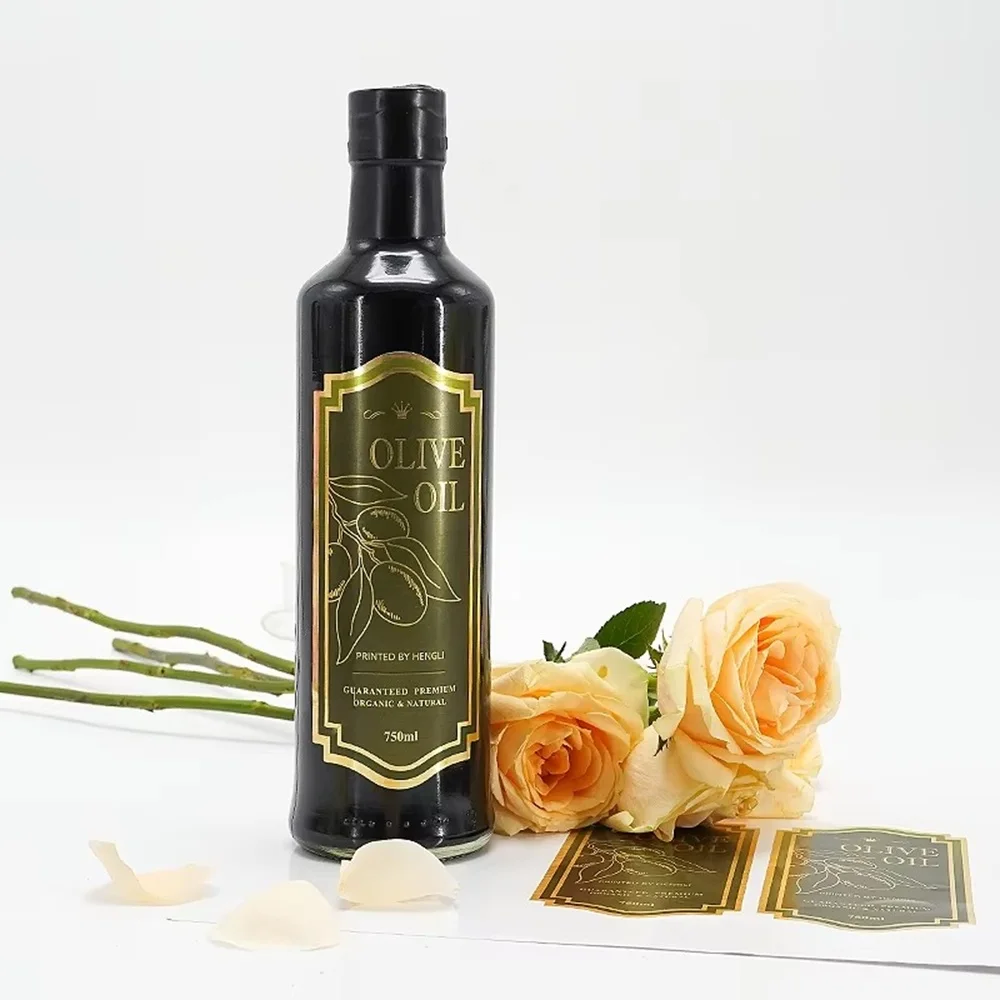 Custom Wine Bottle Labels | Vinyl PVC Kraft & Gold Foil Stickers for Red Wine & Beer