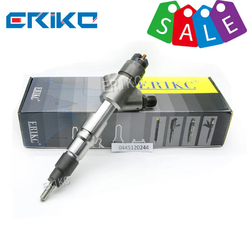 

ERIKC 0445 120 244 Common Rail Injector 0 445 120 244 Fuel Injector 0445120244 for Engine WEICHAI 13024966 WP6 6.2L 170KW