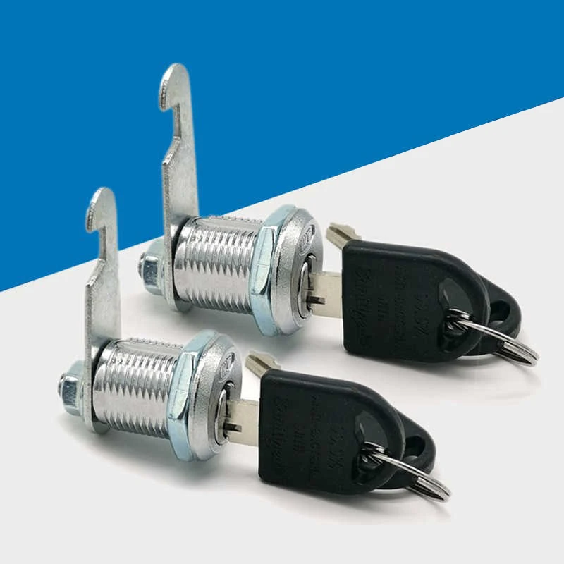 1PCS File/Goods/ Drawer Cabinet Locks With 2 Keys Lock Furniture Hardware Door Cabinet Lock For Office Desk Letter Box Cam Locks