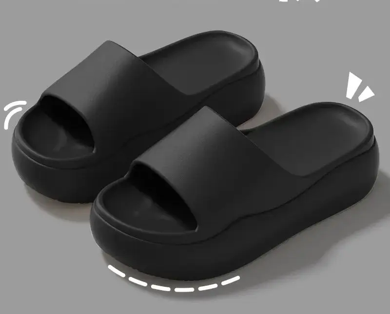 

Indoor Non-Slip EVA Slippers for Men And Women Thickened Summer Home Bathroom Wear Comfortable Odorless Footwear for All Seasons