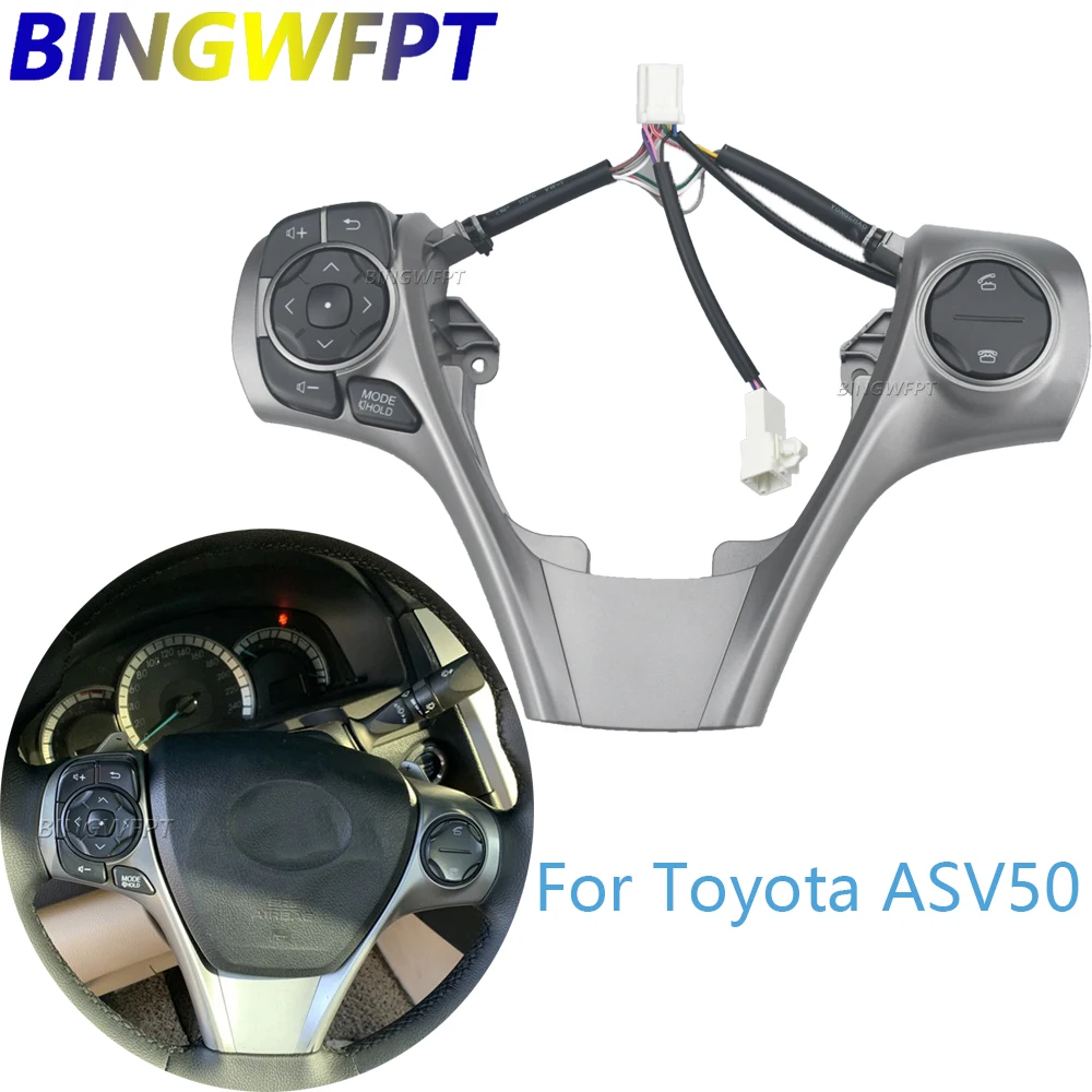 

Multi-function Steering Wheel Buttons Bluetooth Button Steering Wheel Switch For Toyota Camry ASV50 2015-2017