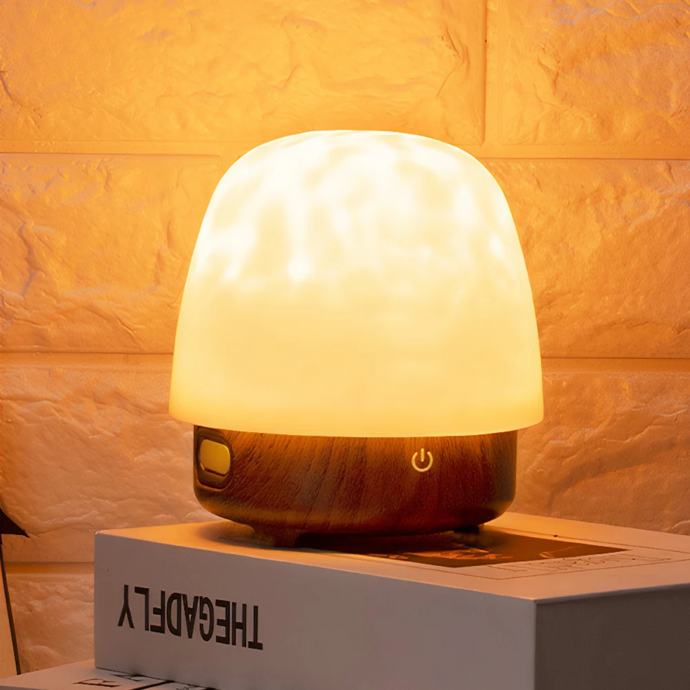 ضوء ليلي مموج مائي 16 لونًا مع زر لمس وجهاز تحكم عن بعد، مصباح بروجيكتور موجة المحيط لغرفة المعيشة وغرفة النوم والدراسة #3