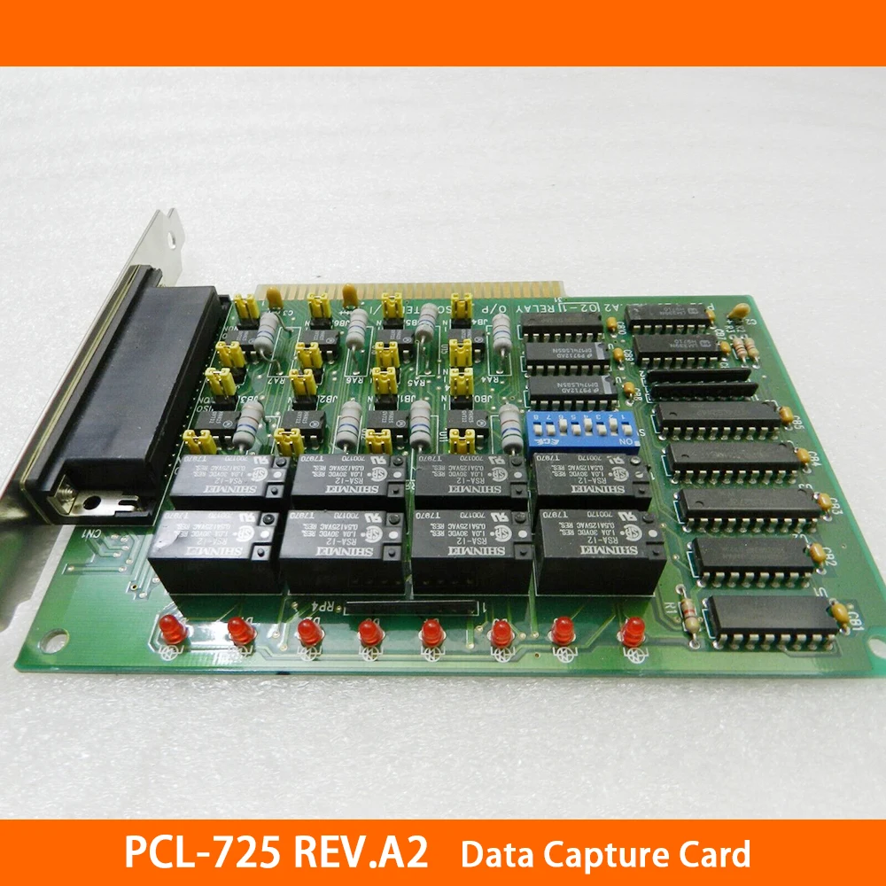 

PCL-725 REV.A2 For Advantech Data Capture Card ISA Bus 8 Relay Output I/O Card High Quality Fast Ship