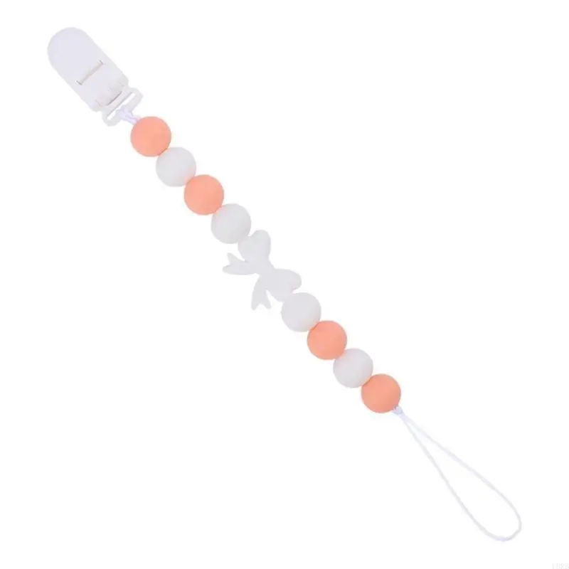 

Силиконовый держатель, зажим для соски для ребенка без BPA ＆ унисекс, цепочки для пустышек для новорожденных L8RB