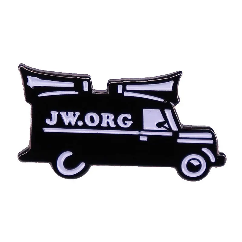 JW ORG автомобили, эмалированная булавка, булавка для одежды, броши на рюкзак, портфель, значок, ювелирное украшение, подарки для друга