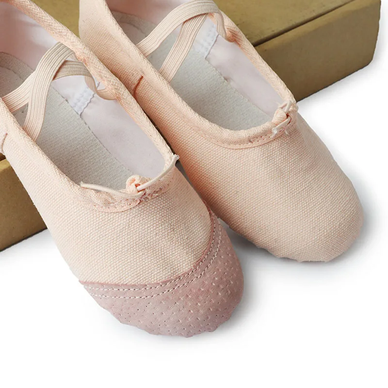 Baby Dance Shoes Children Practise Ballerina Shoes Canvas Soft Sole Ballerina Ballet Dance Slippers Shoes Woman Girl Dance Shoes