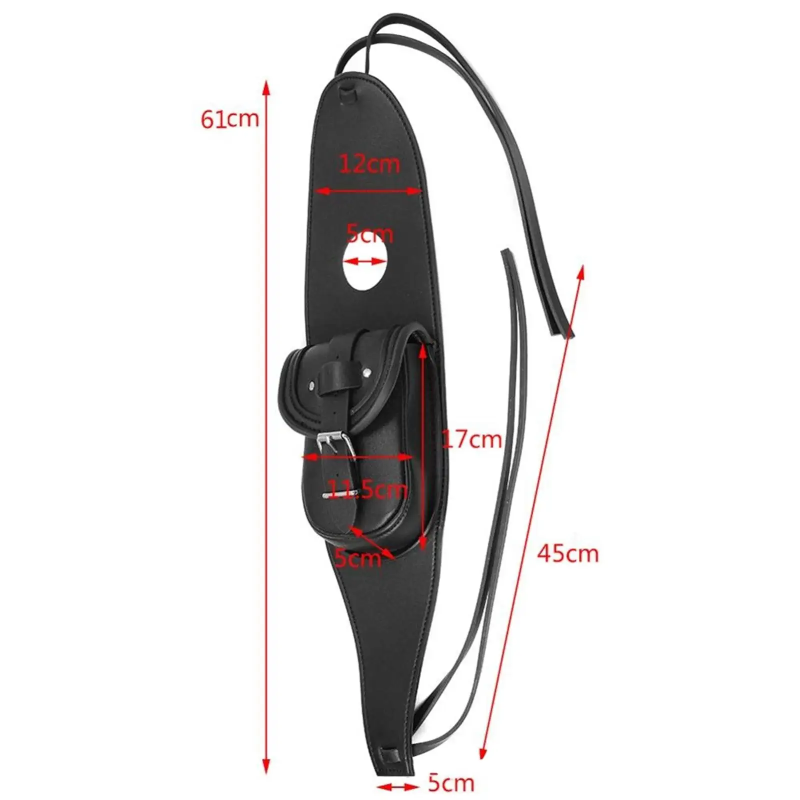 

Motorcycle Oil Fuel Console Center Pouch , ,PU Leather, Easy